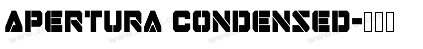 Apertura Condensed字体转换